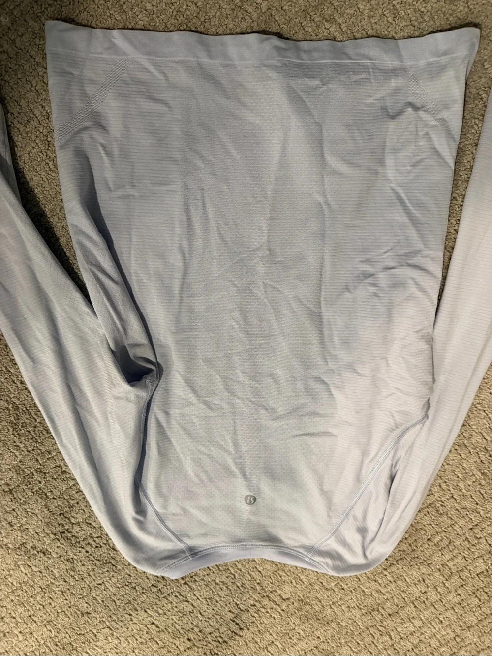 lululemon athletica Light Blue Long Sleeve Top